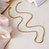 Fashionable Style 3mm Stainless Steel Wheat Chain Necklaces RG7928-1-1