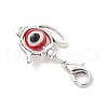 Kettle Alloy Pendant Decorations HJEW-JM03384-5