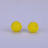 Round Silicone Focal Beads SI-JX0046A-134-2