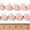 Natural Rose Quartz Beads Strands G-B044-B13-01-5