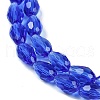 Transparent Glass Beads Strands X-EGLA-N013-T10mm-D11-3