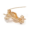 Alloy Rhinestone Brooch Pin JEWB-Q030-43G-3