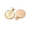 Brass Pendants KK-Z112-22G-01-2