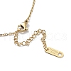 201 Stainless Steel Pendant Necklaces for Women NJEW-D055-08G-5