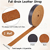 1.6M Flat AB Grade Cowhide Leather Cord AJEW-WH0007-59A-02-2