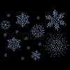 Snowflake Shape Hotfix Rhinestone DIY-WH0399-76B-1
