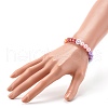 Opaque Acrylic Beads Stretch Bracelet Sets for Kids BJEW-JB06404-6