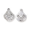 Alloy Crystal Rhinestone Pendants ALRI-H004-10P-1