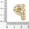 Brass Micro Pave Cubic Zirconia Pendants KK-Z108-02G-P-3