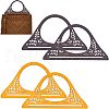 CHGCRAFT 4Pcs Wooden Handles Replacement Part FIND-CA0002-58A-1