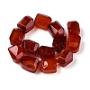Natural Red Agate Beads Strands G-N342-148A-3