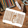 Plastic Drawing Painting Stencils Templates DIY-WH0396-632-3