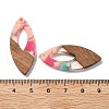 Resin and Walnut Pendants FIND-R051-12H-3