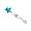 Shell Pendant Decorations HJEW-JM03373-02-5