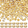 SUNNYCLUE 300Pcs Brass Rhinestone Spacer Beads RB-SC0004-83G-1
