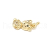 Brass Micro Pave Cubic Zirconia Pendants ZIRC-I356-14G-02-2