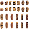 Gorgecraft 26Pcs 13 Styles Plastic Dreadlocks Braiding Beads OHAR-GF0001-29-1