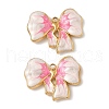 304 Stainless Steel Enamel Pendants STAS-U057-29G-1