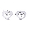Non-Tarnish 201 Stainless Steel Charms STAS-S081-081-2