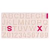 Number and Letter Design DIY Silicone Molds AJEW-P042-03-7