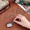 Unicraftale 2Pcs Stainless Steel Clip Pocket Watch Chain DIY-UN0003-64-4