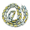 Electroplate Glass Beads Strands EGLA-T025-03E-2