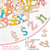 SUNNYCLUE 2Sets Alloy Enamel Pendants ENAM-SC0005-29-2