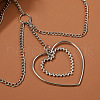 Alloy Sexy Hollow Elastic Multilayer Heart Chain FS-WGB5E69-01-4
