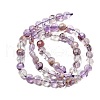 Natural Purple Lodolite Quartz Beads Strands G-C179-A17-02-3