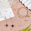 BENECREAT 60Pcs 3 Style 2 Colors Brass Beads Frames KK-BC0002-71-4