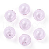 Transparent Blow High Borosilicate Glass Globe Beads GLAA-T003-09A-3