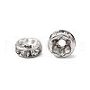 Iron Grade A Crystal Rhinestone Spacer Beads RB-A010-8MM-N-2