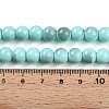 Baking Painted Glass Beads Strands DGLA-N013-8mm-04-4