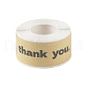 Self-Adhesive Paper Gift Tag Stickers with Word Thank You DIY-R084-03-2