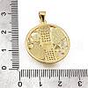 Brass Micro Pave Cubic Zirconia Shell Pendants KK-D328-16G-3