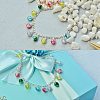Baking Painted Crackle Glass Pendant CCG-PH0002-07-6