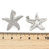 Brass Stud Earrings EJEW-R032-06P-5
