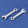 Tibetan Style Zinc Alloy Wrench Pendants TIBEP-R334-161AS-RS-2