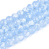 Baking Paint Glass Beads Strands DGLA-N015-6mm-06-1