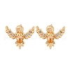 Brass Stud Earrings EJEW-D288-17G-2