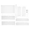 2-Tier Transparent Acrylic Minifigures Display Case ODIS-WH0061-50B-6