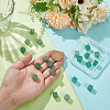  20Pcs Natural Green Aventrine Gemstone European Beads G-NB0005-89C-3