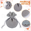Calabash Velvet Jewelry Storage Drawstring Pouches TP-WH0011-05D-5