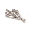 Non-Tarnish 304 Stainless Steel ASL Pendants STAS-I132-13P-2