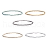 Glass Round Beaded Stretch Bracelet for Women BJEW-JB07911-1