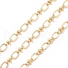 Rack Plating Brass Oval & Knot Link Chains CHC-K013-02-4