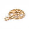 PVD Vacuum Plating 304 Stainless Steel Pendants STAS-H170-24G-3