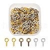 300Pcs 3 Colors Iron Screw Eye Pin Peg Bails IFIN-FS0001-08-1