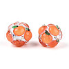 Fruit Round Resin Beads RESI-T059-03G-1