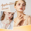 SUNNYCLUE 40Pcs 20 Colors Oval Silicone Focal Beads SIL-SC0002-33-5